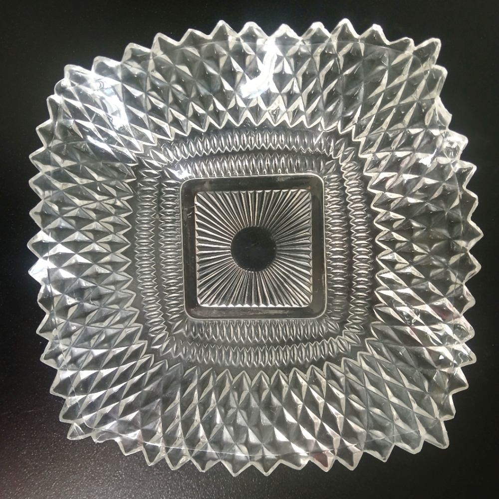 Vintage Indiana Glass Clear Dish